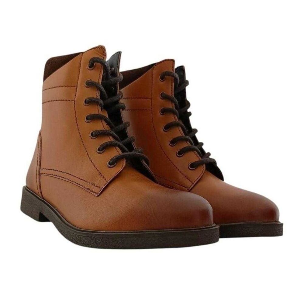 Firetrap Womens/Ladies Mystic Leather Ankle Boots / Dark Tan